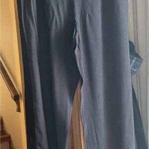 Navy Blue Trousers Armani with black stripe sz 44 NWT